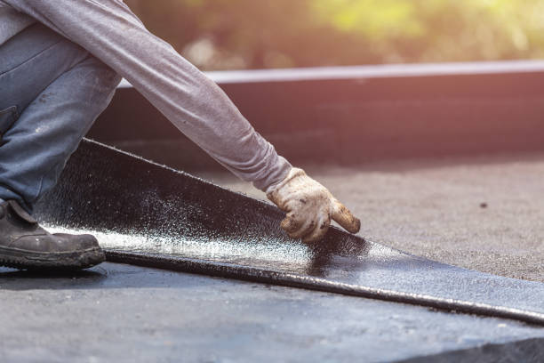 Professional Waterproofing technician working in Odenton, MD